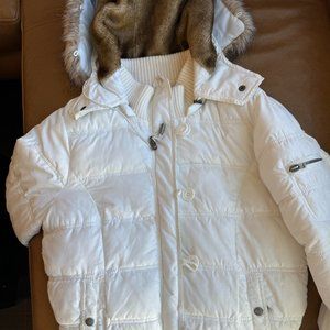 Aeropostale White Winter Jacket - M
